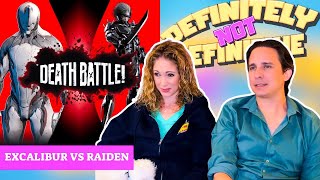 Death Battle Excalibur vs Raiden Reaction  Waframe vs Metal Gear [upl. by Hannaj]