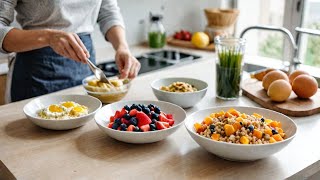 3 Quick and Nutritious Breakfast Ideas for Busy Mornings [upl. by Swigart]