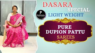 PURE DUPION PATTU LIGHT WEIGHT SAREES  8886222579  NO RETURN  DELIVERY AVAILABLE [upl. by Kilby]