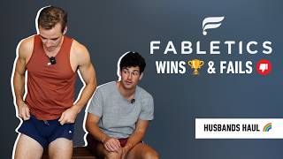 Fabletics WINS 🏆 amp FAILS 👎  Honest Husbands Haul 👕 [upl. by Yntrok]