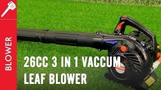 【Leaf Blower】26cc 3 in 1 Vaccum Leaf Blower [upl. by Ellard542]