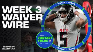 Week Two Recap Pt 2  Top Waiver Wire Adds  Fantasy Focus 🏈 [upl. by Allcot]