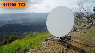 How to set up Starlink satellite internet [upl. by Amapuna]