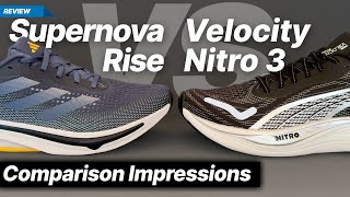 Adidas Supernova Rise vs Puma Velocity Nitro 3 [upl. by Vaden824]