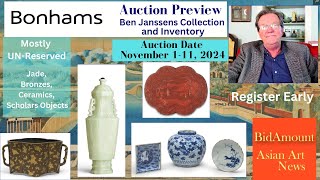 Bonhams Preview Ben Janssens Collection and Inventory Chinese and Asian Art Nov 111 [upl. by Oivlis]