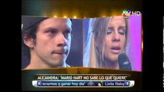 Combate  Alejandra Baigorria terminó su relacion con Mario Hart 17062013 [upl. by Angela]