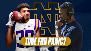 REACTION What to make of Derek Meadows committing to LSU over Notre Dame  Whats next [upl. by Adihaj]