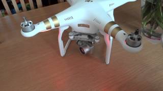 Phantom 3 Pro gimbal issue problem [upl. by Ayitahs]