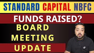 Standard Capital Markets का बड़ा Update  Standard Capital Markets Share Latest Updates [upl. by Notsla]