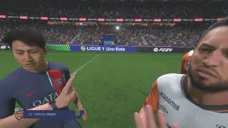 PSG 3 x 1 Lorient  Ligue 1 2024 [upl. by Murrell285]