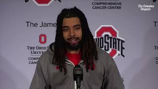 Ohio State football vs Purdue Gee Scott press conference after dominant win [upl. by Bellamy]