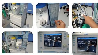 Anesthesia machine leak test process step by step in hindiDrager anaesthesia workstationDrager [upl. by Nnuahs]