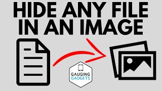 Hide Any File in an Image  Steganography Tutorial [upl. by Volding]