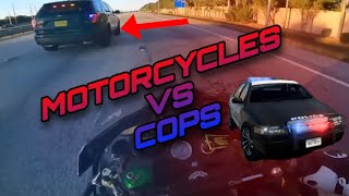 MOTORCYCLES VS COPS  POLICE CHASE   COPS VS MOTORCYCLES [upl. by Enaywd]