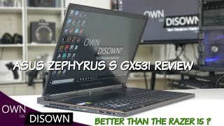 Asus Zephyrus S GX531 Review  Cooler amp Faster Than The Razer 15 [upl. by Norrie]