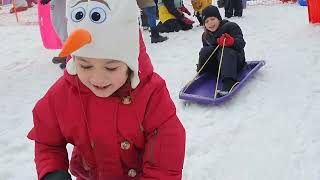 Tobogganing At Lake Mountain fun video australia [upl. by Chellman]