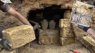 The moment a hidden cave discovered a Jewish treasure dating back centuries by Metal detector [upl. by Obrien]