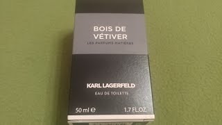 BOIS DE VETIVER DE KARL LAGERFELD [upl. by Navak]