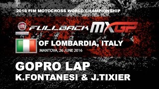 Official GoPro Lap of Mantova FULLBACK MXGP of Lombardia with Jordi Tixier amp Kiara Fontanesi [upl. by Matthews]