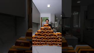 33 Big Macs Eating Challenge foodchallenge [upl. by Alverta922]