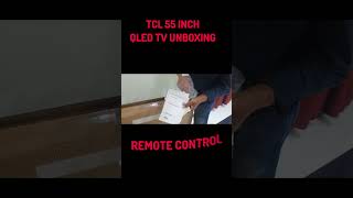 TCL 55 INCH QLED TV UNBOXING [upl. by Hgielek]