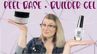 HOW TO  Use UNT Peel Base Over Builder Gel Nails  and Dip Powder Over It [upl. by Rowell]