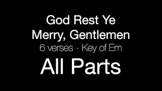 God Rest Ye Merry Gentlemen  All Parts [upl. by Harriman]