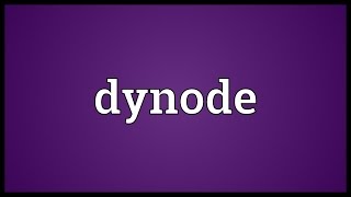 Dynode Meaning [upl. by Nonrev]