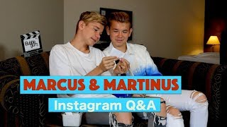 Marcus amp Martinus  Instagram QampA  Bubble Gum TV [upl. by Sivet]