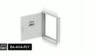 How Do You Measure an Access Door  Recessed Access Doors with Plaster Flange BAAHAPLY [upl. by Desberg]