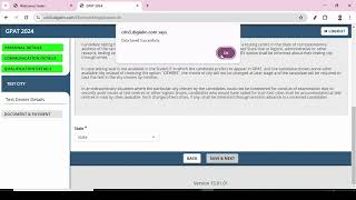 ANA GPAT 2024 Form Filling Step by Step Live [upl. by Elliot417]