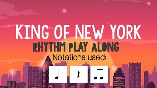 King of New York  Newsies  Rhythm Play Along EASY [upl. by Caiaphas294]