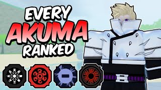 Every AKUMA Ranked From WORST To BEST  Shindo Life Bloodline Tier List [upl. by Aynot]