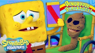 SpongeBob and Patrick Sell Chocolate IRL 🍫  Pineapple Playhouse [upl. by Pillihpnhoj]