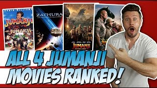 All 4 Jumanji Films Ranked [upl. by Antebi889]