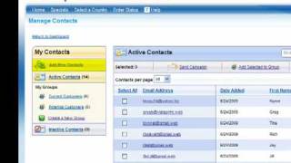 Vistaprint QuickTip  How to Build and Manage Your Contact List [upl. by Gotthard561]