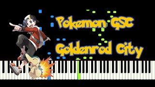 Goldenrod City  Piano Cover MaruPiano Arr [upl. by Eeryn]