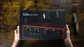 Unboxing  Focusrite Scarlett Solo Studio 4th Gen [upl. by Natsyrt]