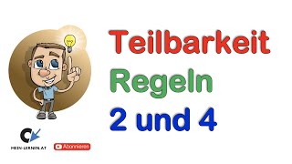 Teilbarkeit 2 und 4 [upl. by Katherin]