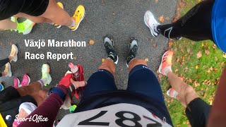 Växjö marathon 2022 Magnus Race Report Vlogg [upl. by Eerrahs]