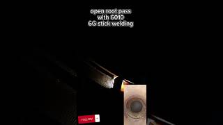 Open root pass With 6010 Posision 6G Stick Welding [upl. by Leahcimed]