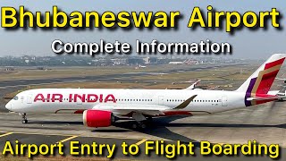 Bhubaneswar Airport Complete Information  Biju Patnaik International Airport [upl. by Saisoj]