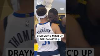 Draymond was HYPE in Klay’s homecoming at Golden State 🎙️ [upl. by Sholeen723]