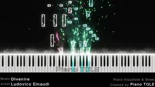 Ludovico Einaudi  Divenire  Piano version created by Piano TOLE [upl. by Rogerson]