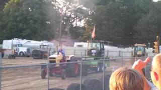 Abbey Mehringer pulls her Case at the 2009 Elnora IN antique show [upl. by Ahsineg725]