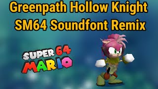 Greenpath Hollow Knight SM64 Soundfont Remix Thorn Rose In SM64 Release amp Download [upl. by Firooc]