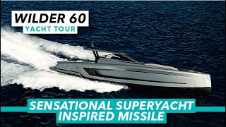 Sensational superyachtinspired missile  WiLder 60 Yacht Tour  Motor Boat amp Yachting [upl. by Ellenrad539]