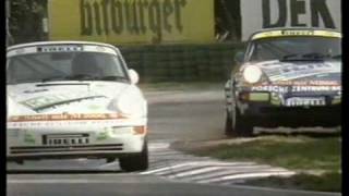 Porsche Cup 1993 Uwe Alzen Altfrid Heger dogfight [upl. by Odawa637]