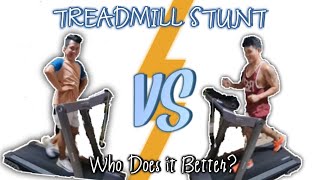 OVICX i1 TREADMILL STUNT SHOWDOWN  WHO DOES IT BETTER [upl. by Saleem243]