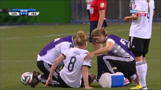 U20 Frauen WM 2014 Halbfinale Deutschland Frankreich 2 Halbzeit [upl. by Allehcim]